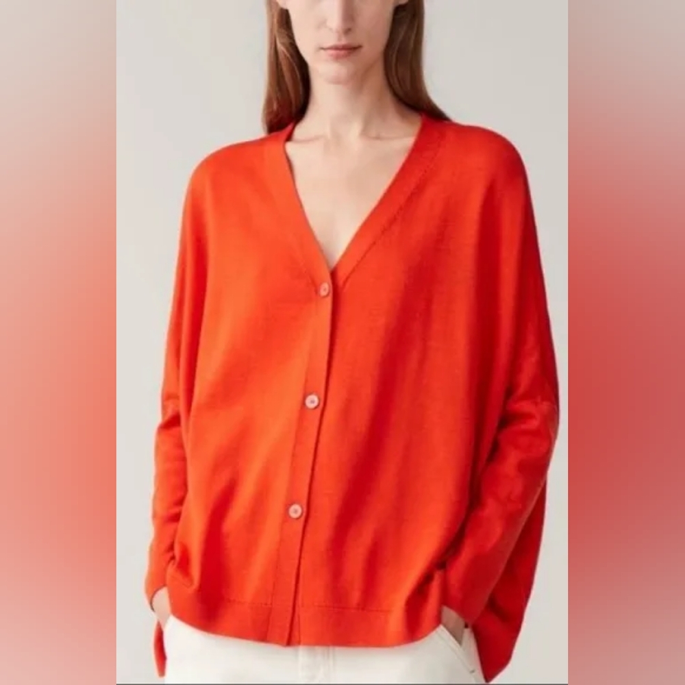 COS Women's Orange Sweater